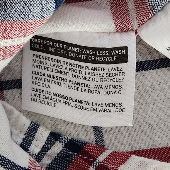 LEVI'S Barstow Western red check snap shirt M cowboy classic fit vintage vibe - Picture 10 of 15